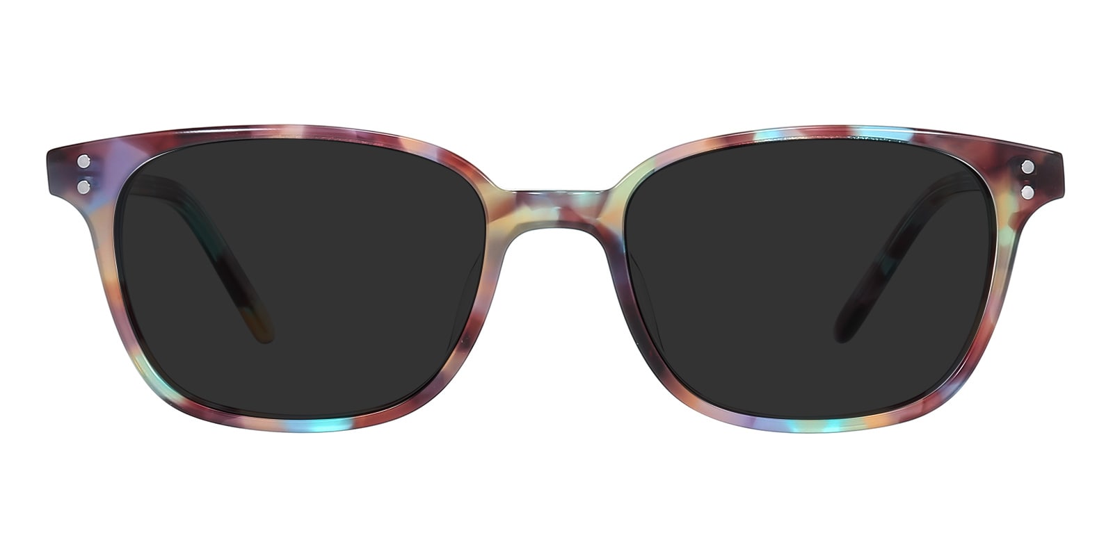 ✨Stylish Multicolor Square Sunglasses Oversized Square Colorblock Sunglasses – PASTL main image 2