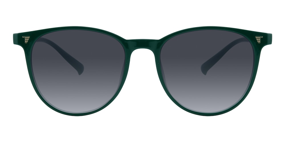 Chamomile Green Round TR90 Sunglasses