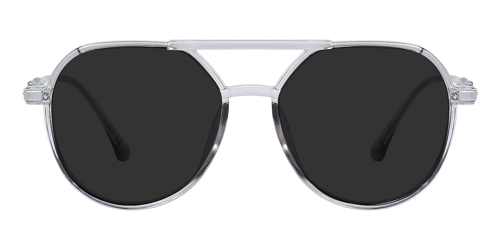 Doyle Gray/Silver Aviator TR90 Sunglasses