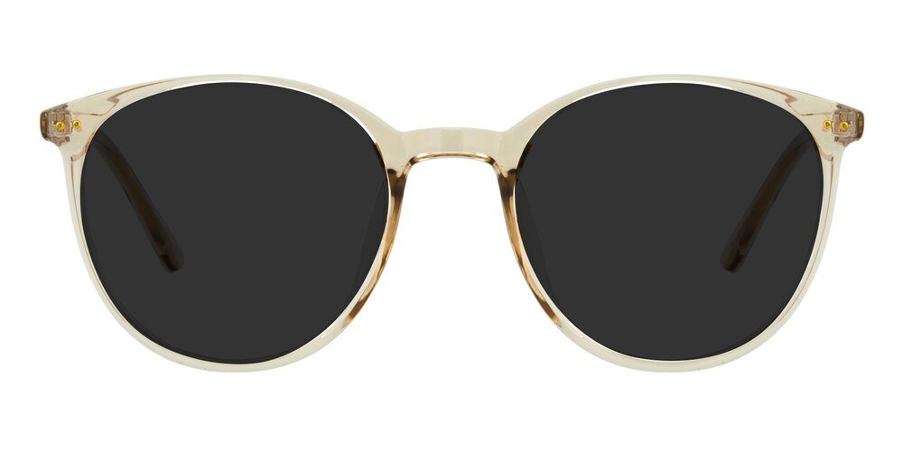 Berenice Champagne/Golden Round TR90 Sunglasses