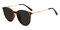Berenice Tortoise/Golden Round TR90 Sunglasses