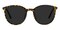 Berenice Tortoise/Golden Round TR90 Sunglasses