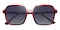 Afra Red Square TR90 Sunglasses