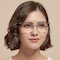 Christine Crystal/Tortoise Cat Eye Acetate Eyeglasses