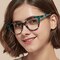 Ina Green/Tortoise Cat Eye Acetate Eyeglasses