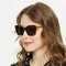 Elektra Floral/Champagne Cat Eye Acetate Sunglasses