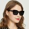 Elektra Black Cat Eye Acetate Sunglasses