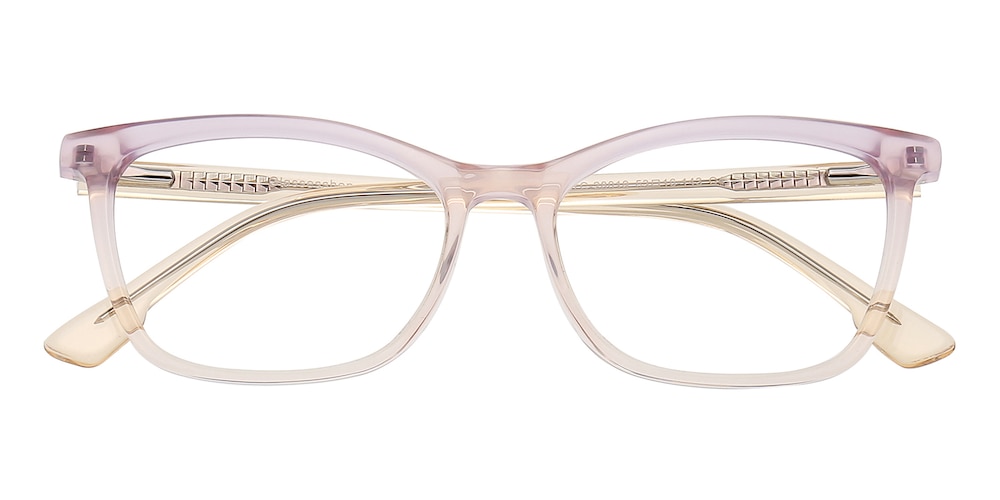 Clear Retro-Vintage Acetate Cat-Eye Full-Rim Eyeglasses