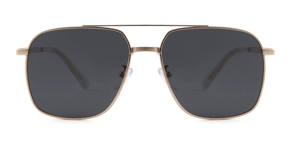 Swift Golden Aviator Metal Sunglasses