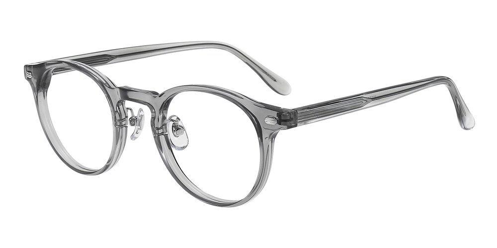 Tupelo Gray Round TR90 Eyeglasses