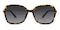 Violet Tortoise Oval TR90 Sunglasses