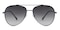 Tate Blue Aviator Metal Sunglasses