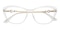 Odelette Crystal/Golden Cat Eye TR90 Eyeglasses