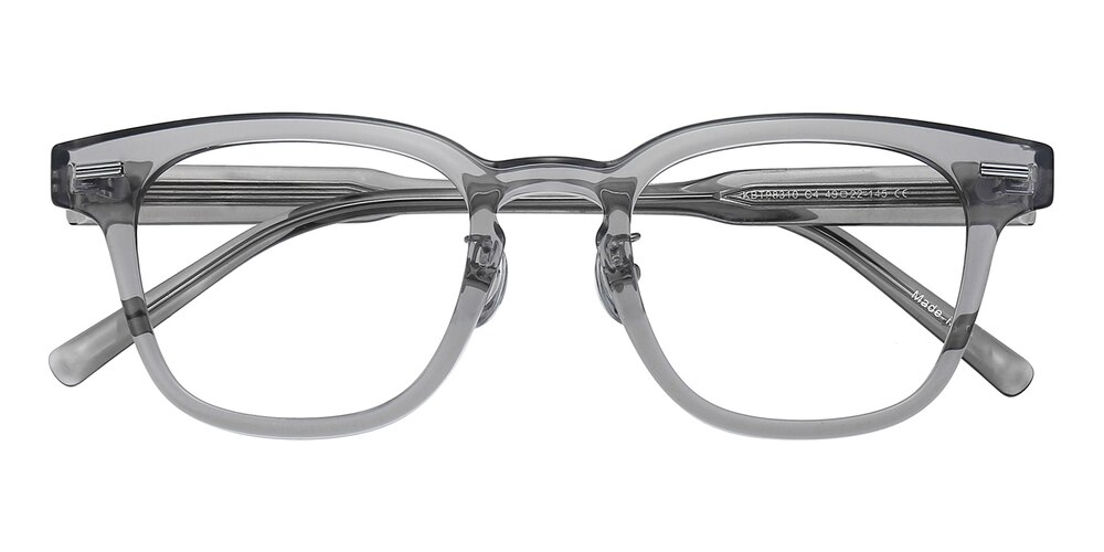 Vitoria Gray Rectangle TR90 Eyeglasses