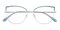 Adelaide Biscay Bay/Silver Cat Eye Metal Eyeglasses