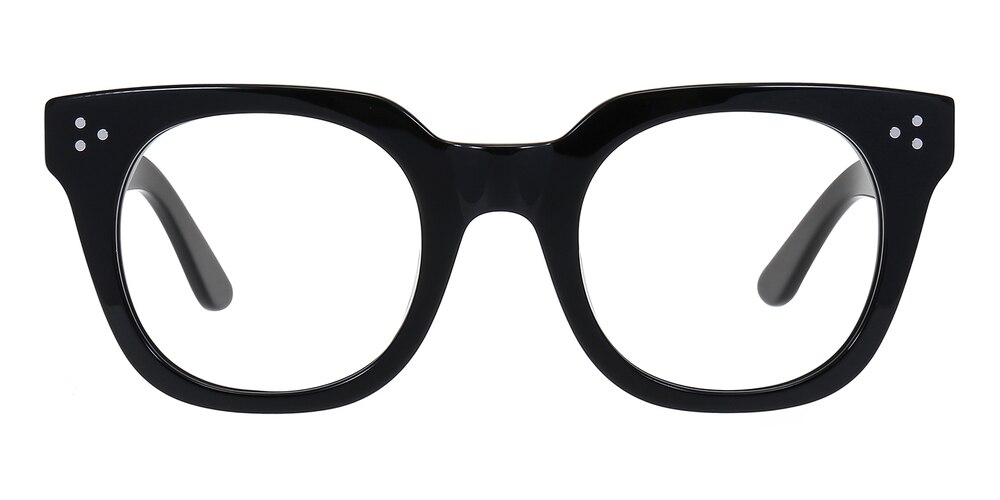 Weymouth Black Square Acetate Eyeglasses