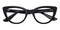 Daphne Black Cat Eye Acetate Eyeglasses