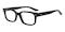 Warren Black Rectangle Acetate Eyeglasses