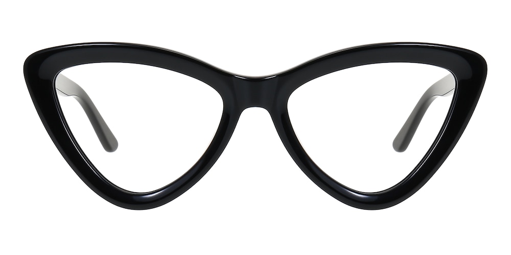 Mildred Black Cat Eye Acetate Eyeglasses