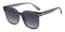 Sandy Deep Gray Square TR90 Sunglasses