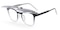 Stone Black/Crystal Square TR90 Eyeglasses
