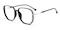 Katherine Black Polygon TR90 Eyeglasses