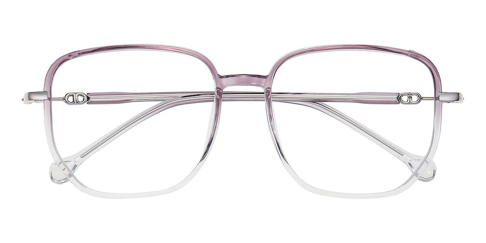 Katherine Purple/Crystal Polygon TR90 Eyeglasses
