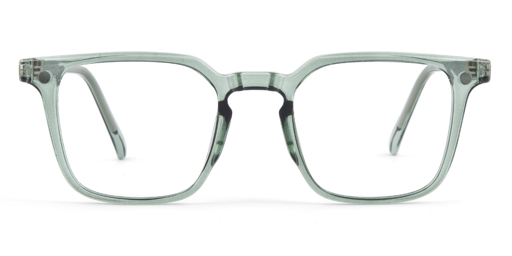 Stone Chinois Green Square TR90 Eyeglasses