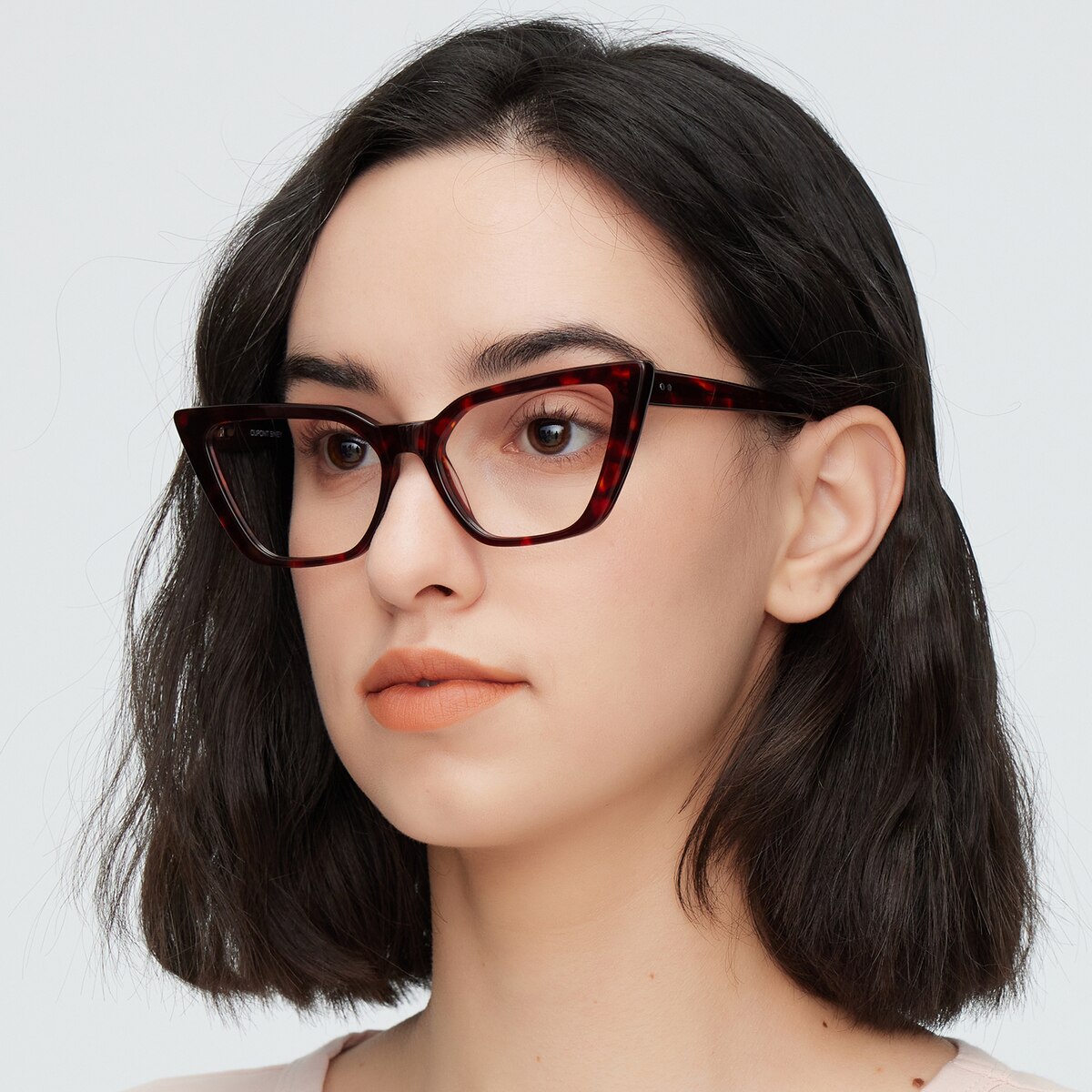 Hickory Cat Eye Tortoise FullFrame Acetate Eyeglasses