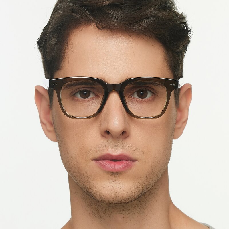 Wilmot Brown Square TR90 Eyeglasses