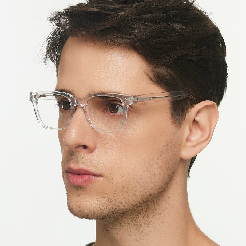 Altoona Crystal Rectangle Acetate Eyeglasses