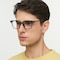 Abraham Gray Square TR90 Eyeglasses