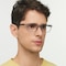Augus Gray/Black Rectangle TR90 Eyeglasses
