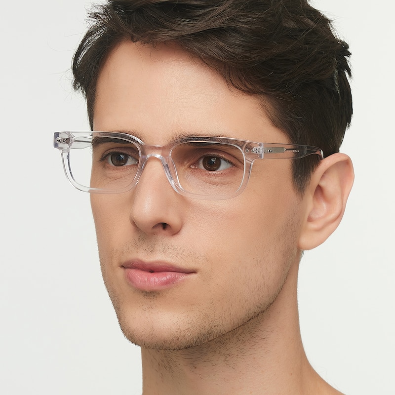 Warren Crystal Rectangle Acetate Eyeglasses