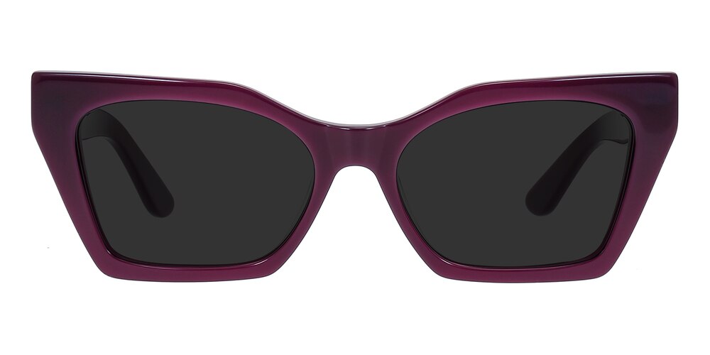 Staten Mauve Wine Cat Eye Acetate Sunglasses