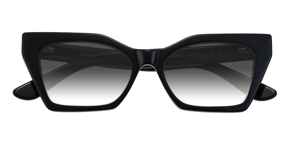 Staten Black Cat Eye Acetate Sunglasses