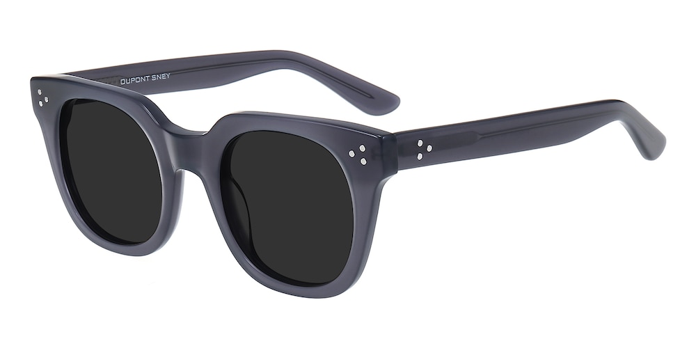 Scorpio Folkstone Gray Square Acetate Sunglasses