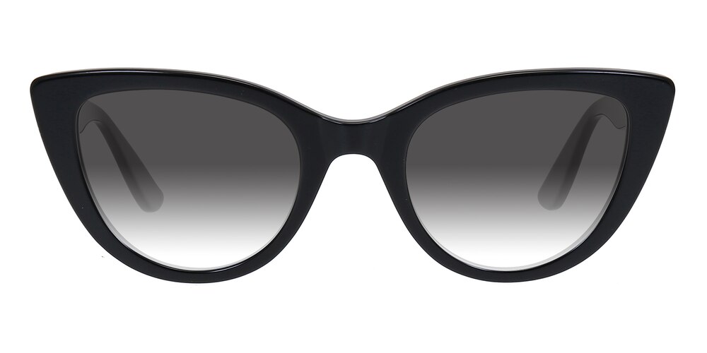 Smedley Black Cat Eye Acetate Sunglasses