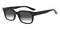 Tulsa Black Rectangle Acetate Sunglasses