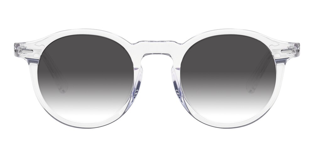 Norwood Crystal Round Acetate Sunglasses