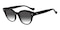 Nora Black Cat Eye Acetate Sunglasses