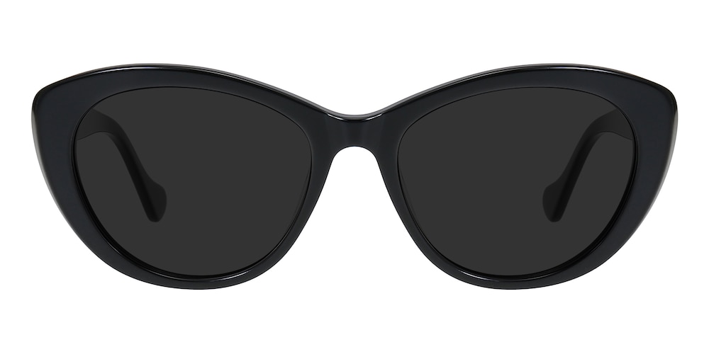 Kenora Black Cat Eye Acetate Sunglasses