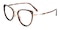 Page Tortoise Cat Eye TR90 Eyeglasses