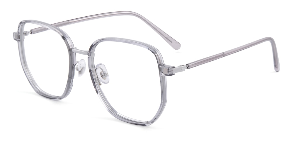 Gainesville Gray Polygon TR90 Eyeglasses