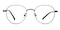 Sophy Black Round Metal Eyeglasses