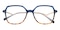 Creek Blue/Tortoise Oval TR90 Eyeglasses