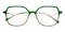 Creek Green/Stripe Oval TR90 Eyeglasses
