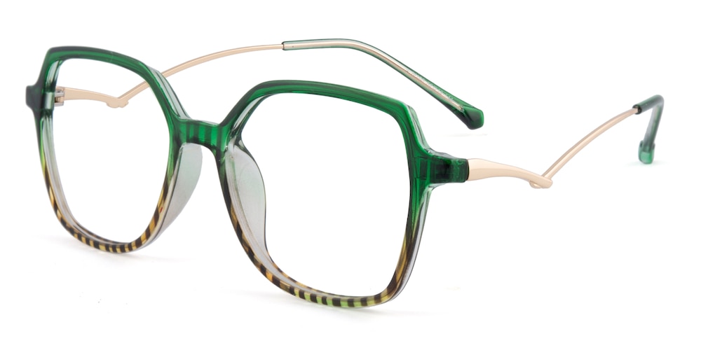 Creek Green/Stripe Oval TR90 Eyeglasses