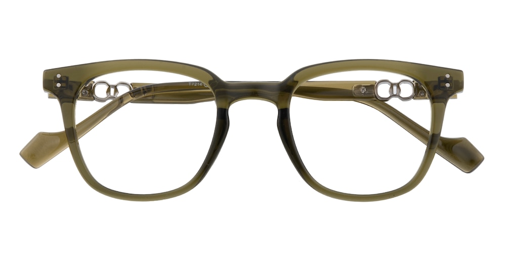 Bonnie Vetiver Square TR90 Eyeglasses