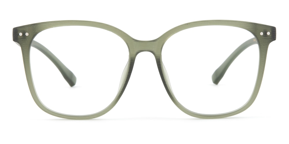 Pisces Green Square TR90 Eyeglasses